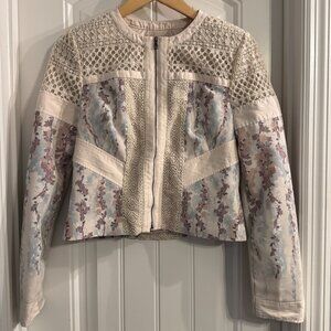 BCBG Tariq Floral Print Jacket